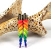 Pride Horn Earrings, Rainbow - Image 2